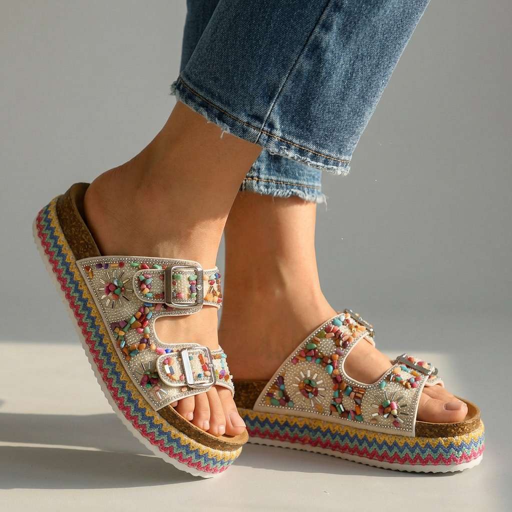 Claquettes Femme avec Semelle Rembourrée Lucyle