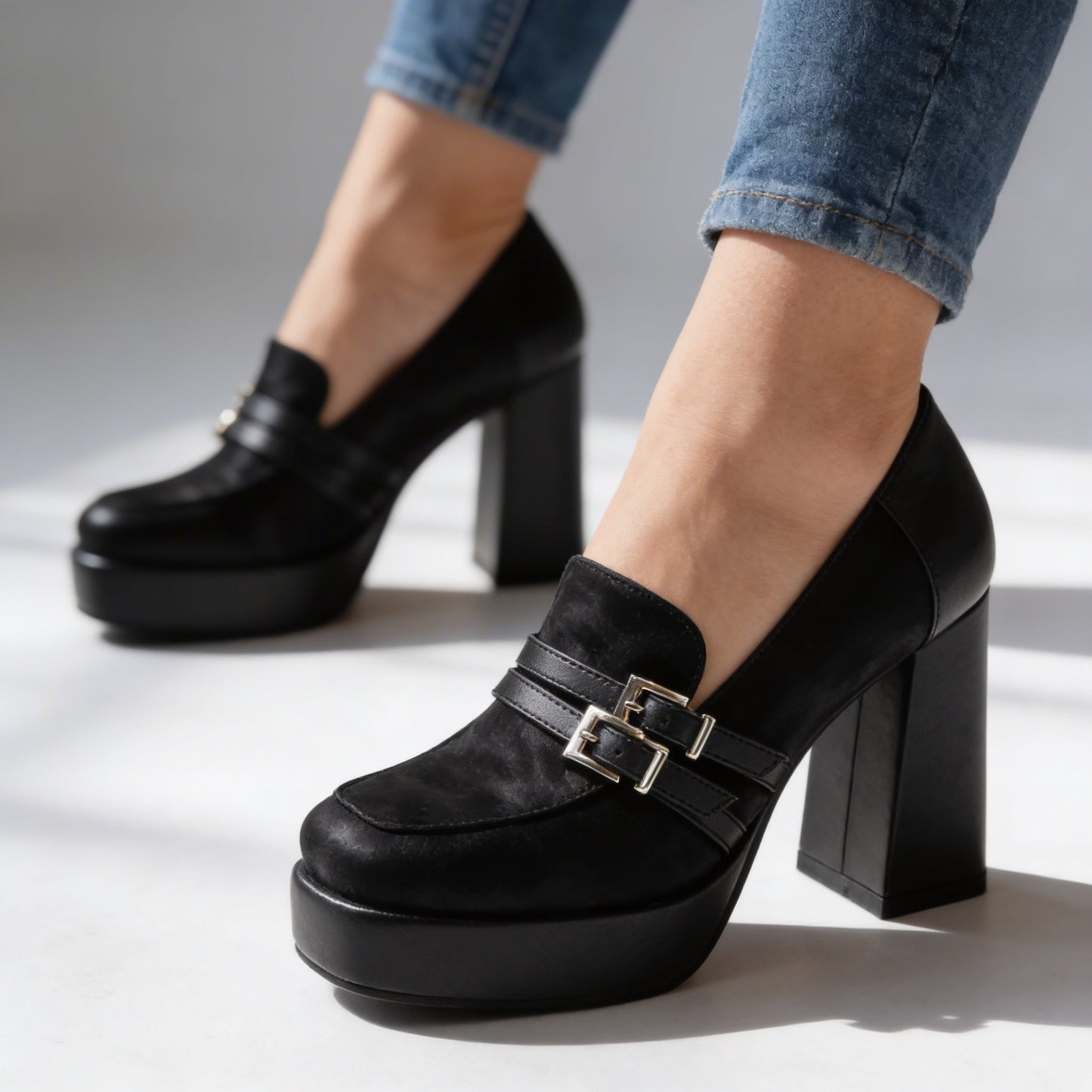 Mocassins Femme avec Imprimé Léopard Lucyle