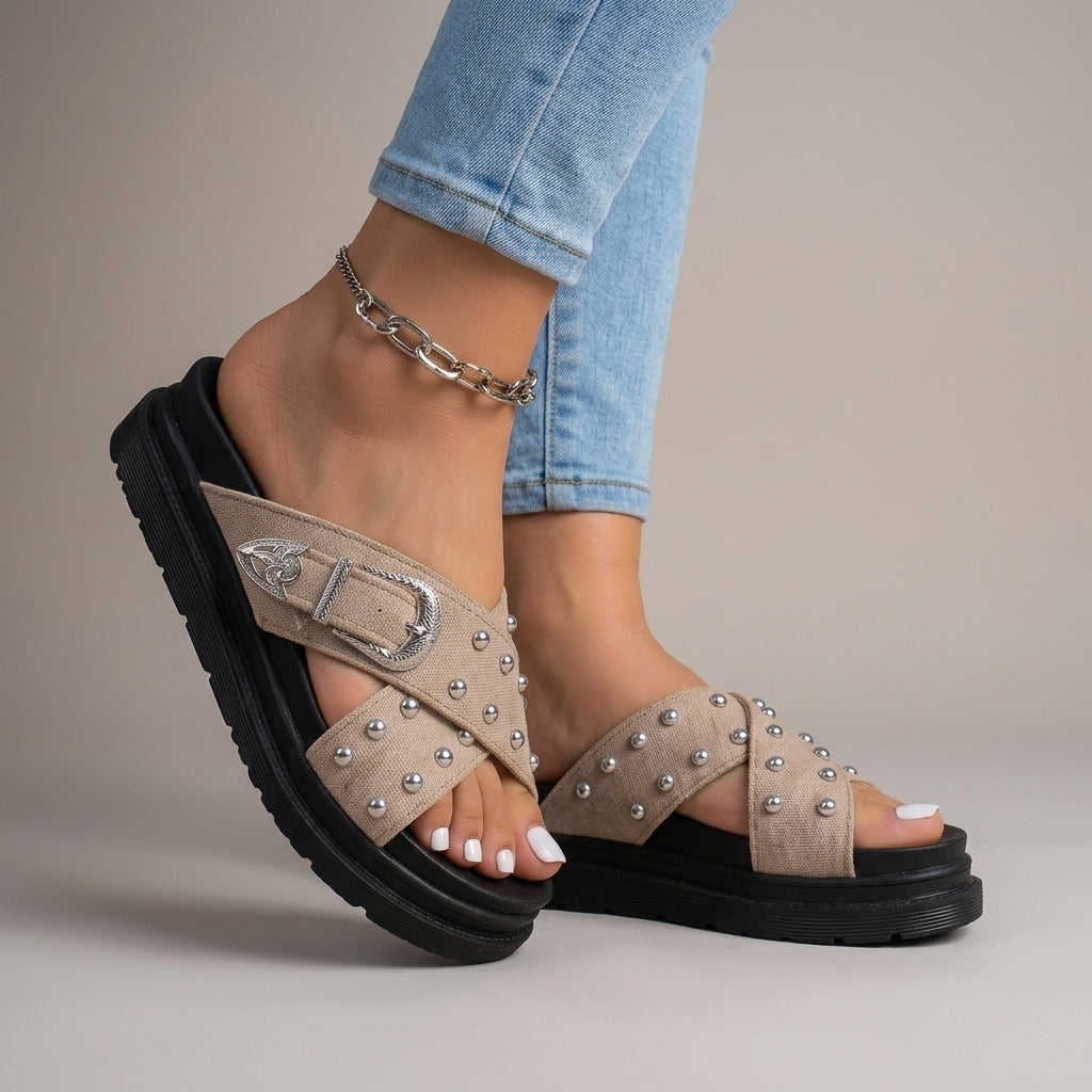 Mules Femme avec Semelle Intérieure Rembourrée Lucyle