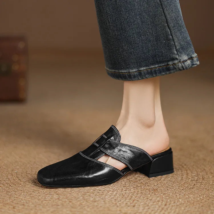 Mules à Talon Femme avec Design Ajouré Lucyle