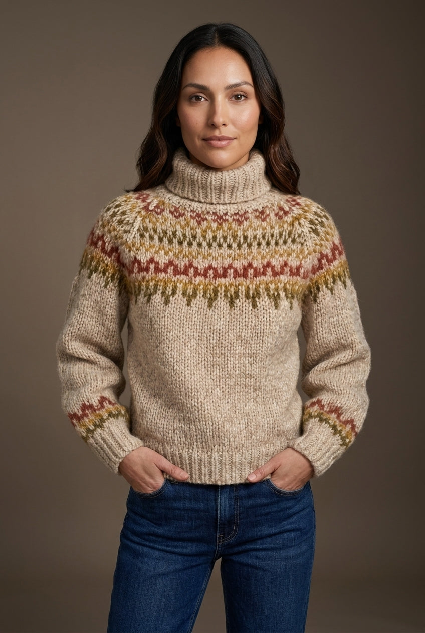 Pull en Maille Femme Manches Longues Lucyle