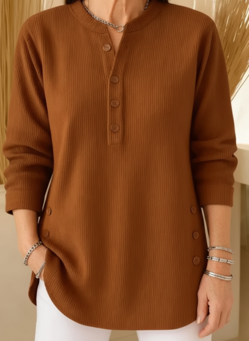 Pull en Tricot Femme avec Boutons Élégants Lucyle
