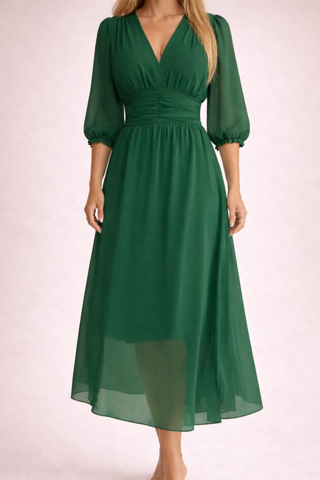 Robe Élégante Femme avec Coupe Portefeuille Lucyle
