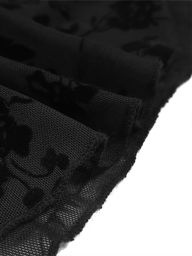 Robe Femme avec Imprimé Floral et Manches Courtes Lucyle