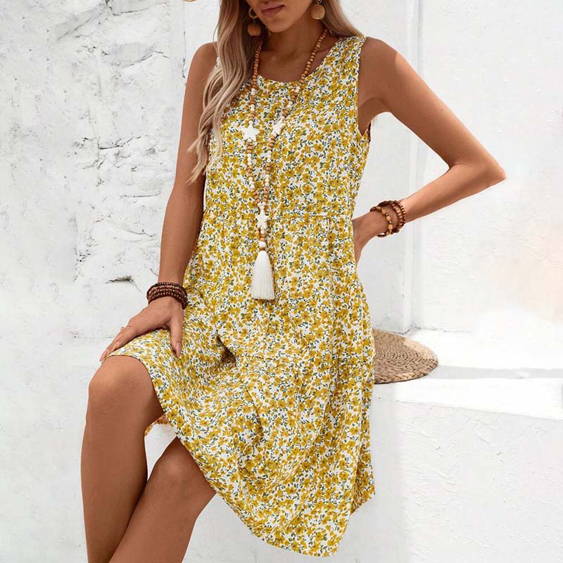 Robe Fleurie Femme avec Style Élégant Lucyle