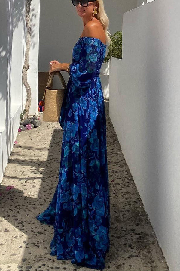 Robe Longue Femme avec Épaules Dénudées Lucyle