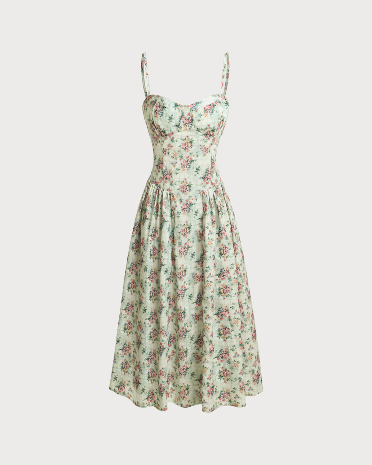 Robe Midi Femme avec Imprimé Floral Lucyle