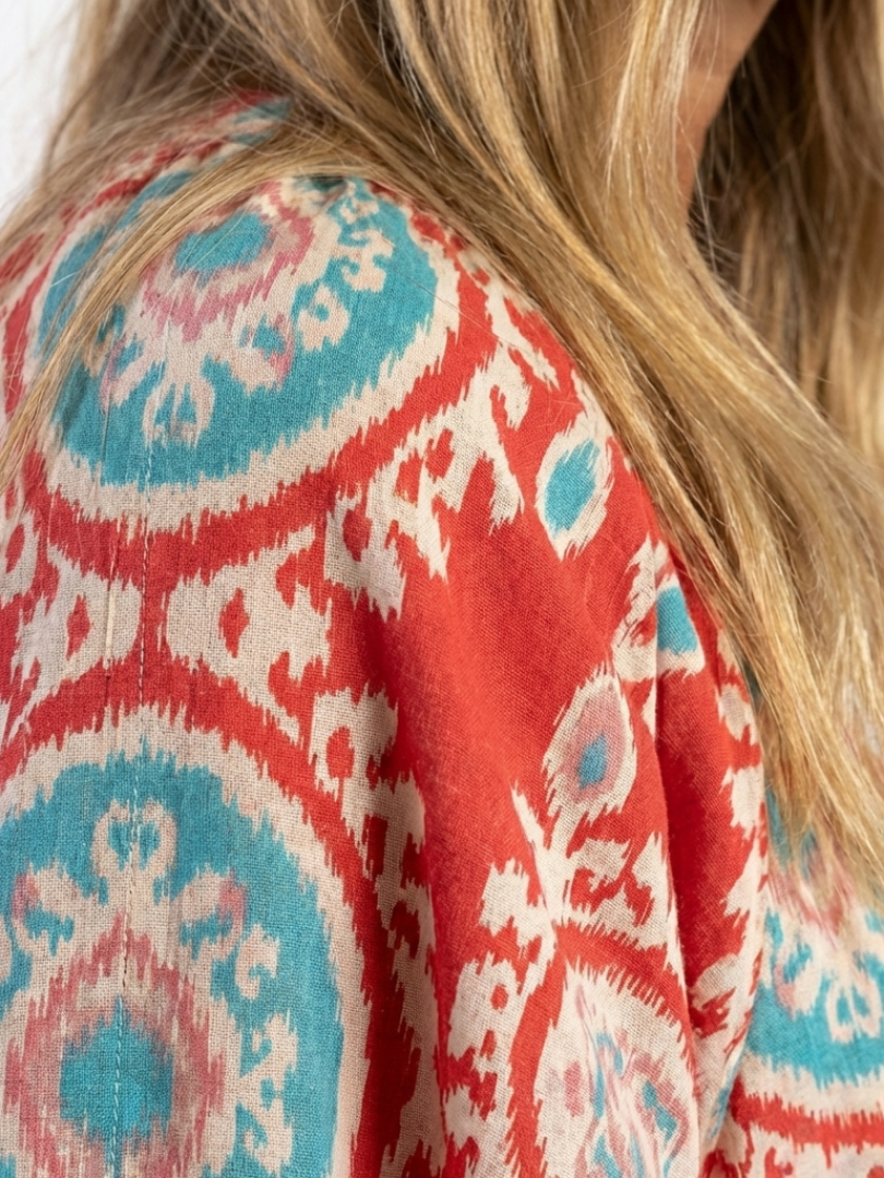 Robe Midi Femme avec Imprimé Paisley Flatteur Lucyle