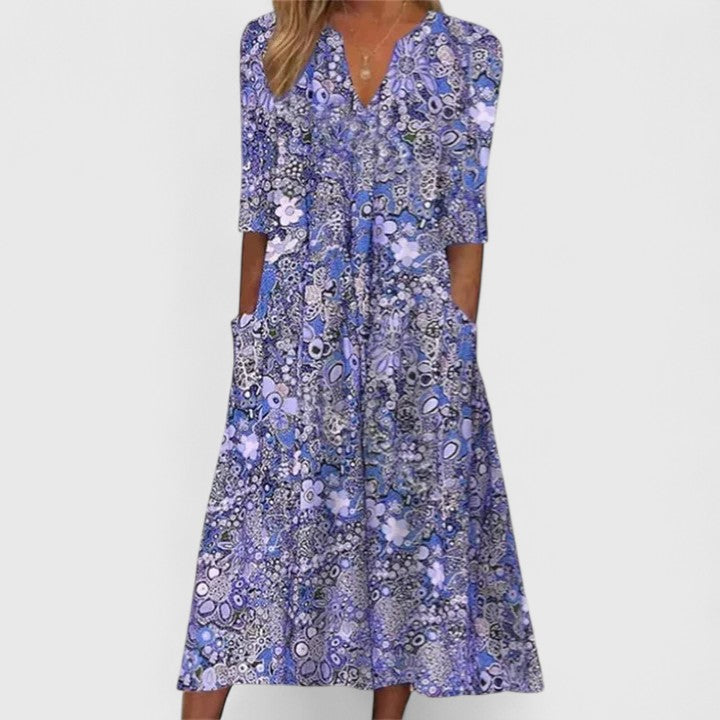 Robe d'été Femme avec Imprimé Floral Lucyle