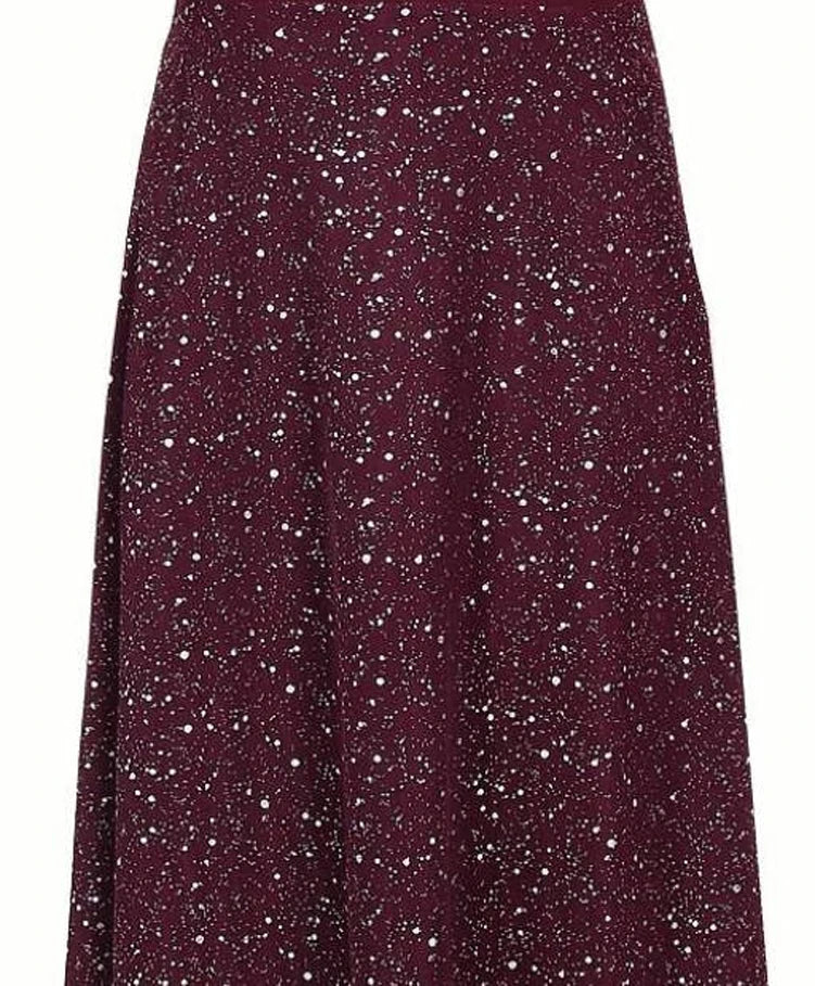 Robe de Soirée Femme avec Paillettes et Col en V Lucyle