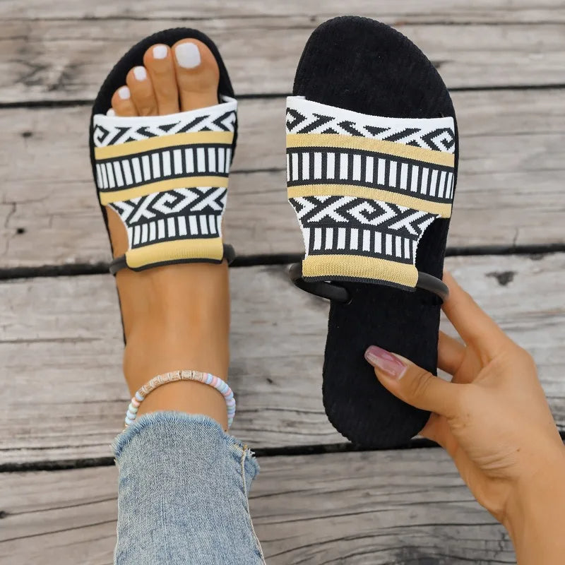 Sandales Femme avec Sangles Tissées Confortables Lucyle