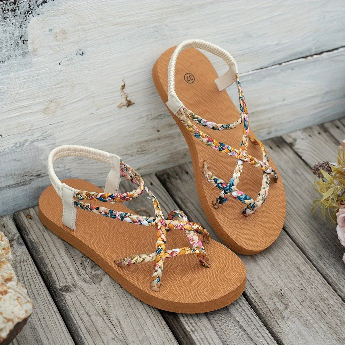 Sandales Femme avec Bout Rond et Semelle Souple Lucyle