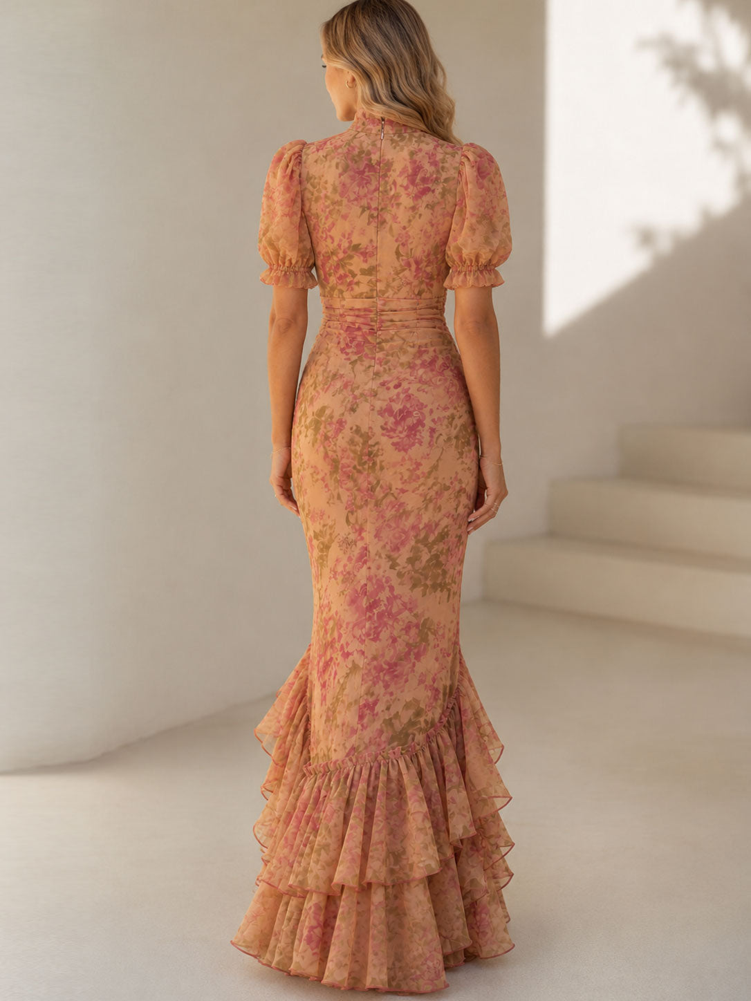 Robe Femme avec Imprimé Floral et Coupe Cintrée Lucyle