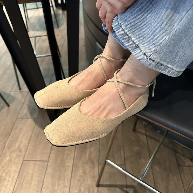 Ballerines Femme en Cuir Souple avec Confort Optimal Lucyle