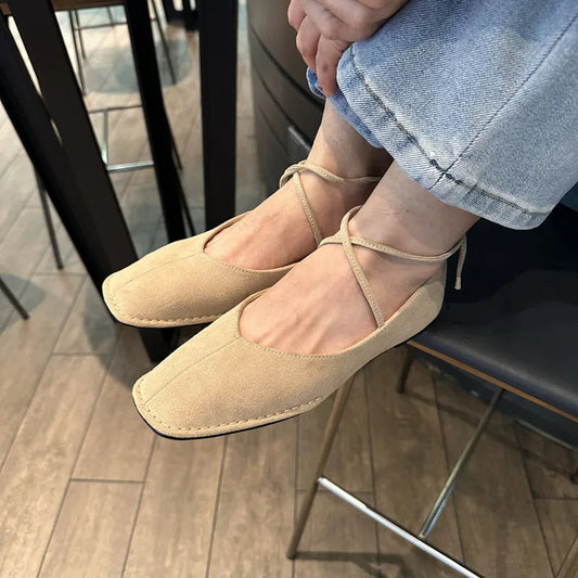 Ballerines Femme en Cuir Souple avec Confort Optimal Lucyle
