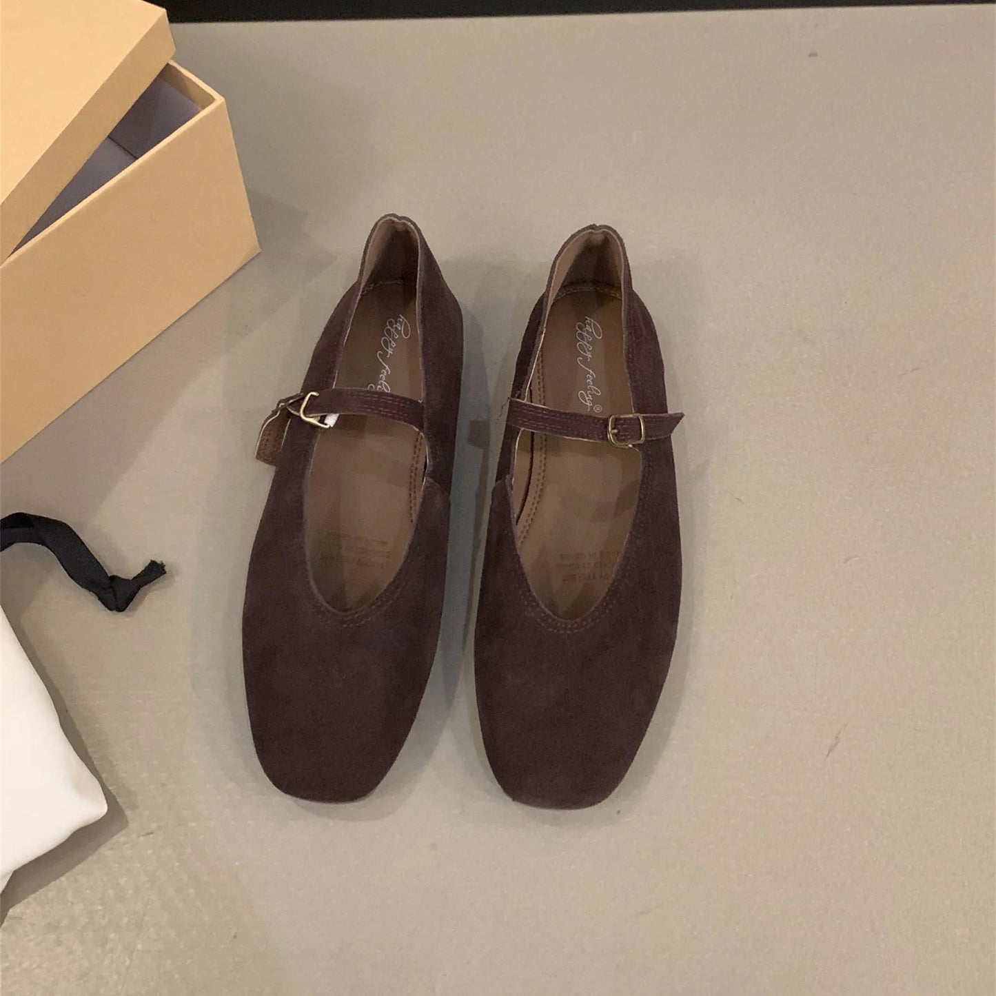Ballerines Femme en Cuir Souple avec Confort Optimal Lucyle