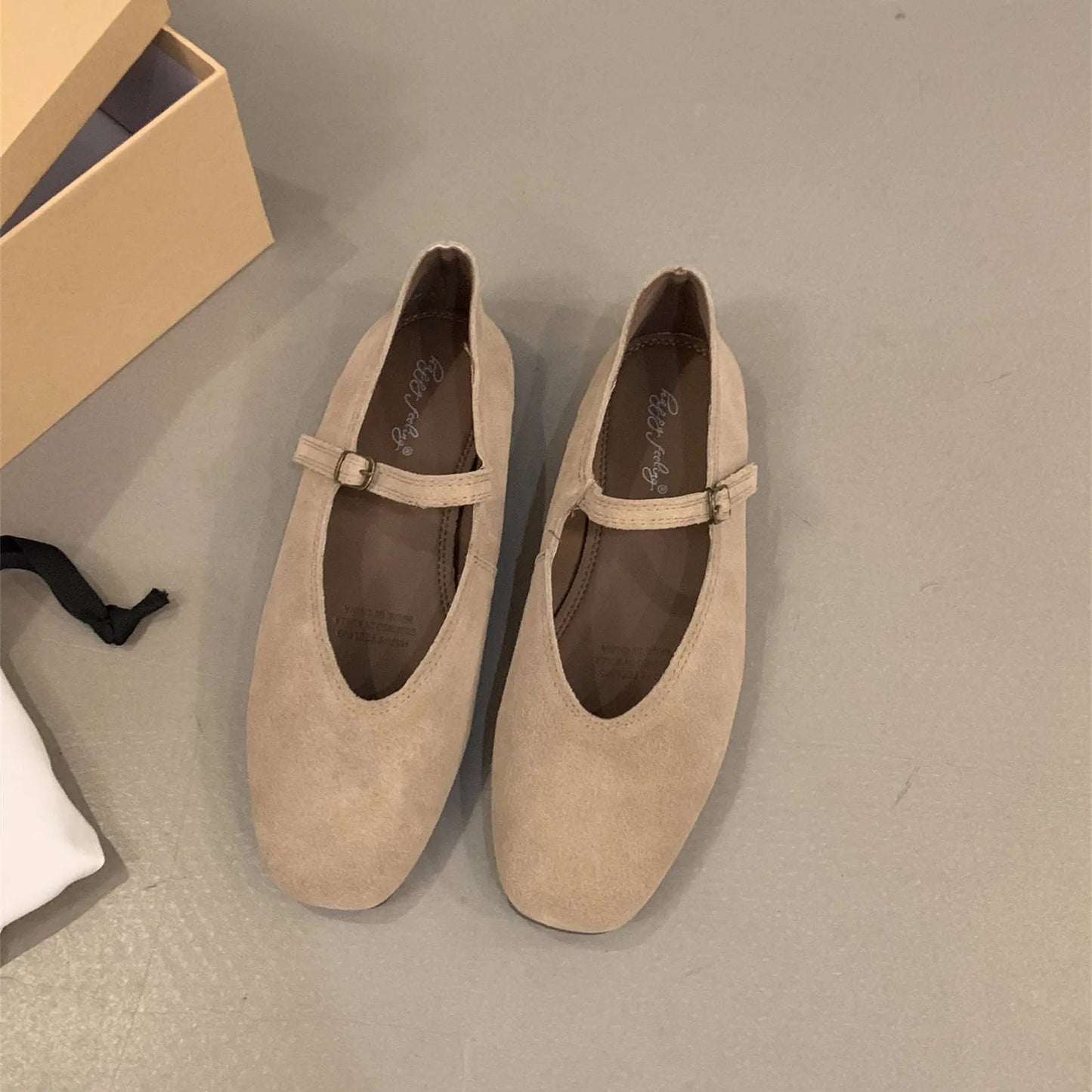 Ballerines Femme en Cuir Souple avec Confort Optimal Lucyle