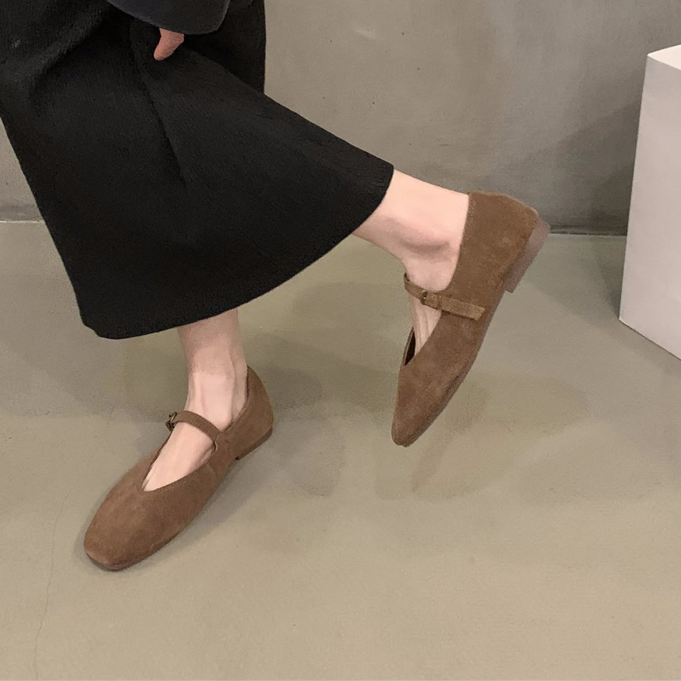 Ballerines Femme en Cuir Souple avec Confort Optimal Lucyle