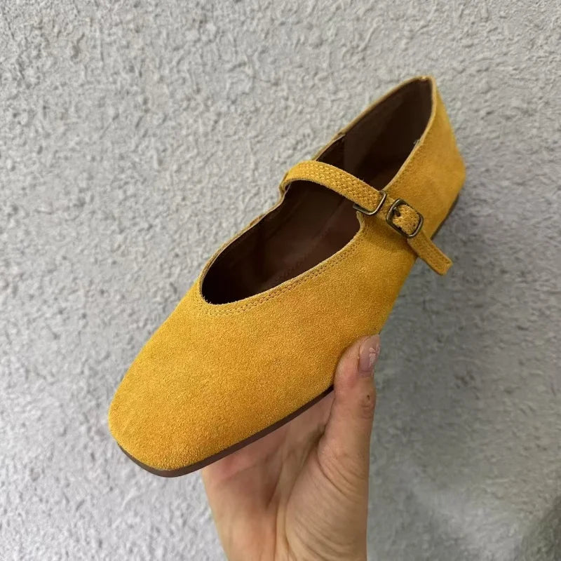 Ballerines Femme en Cuir Souple avec Confort Optimal Lucyle