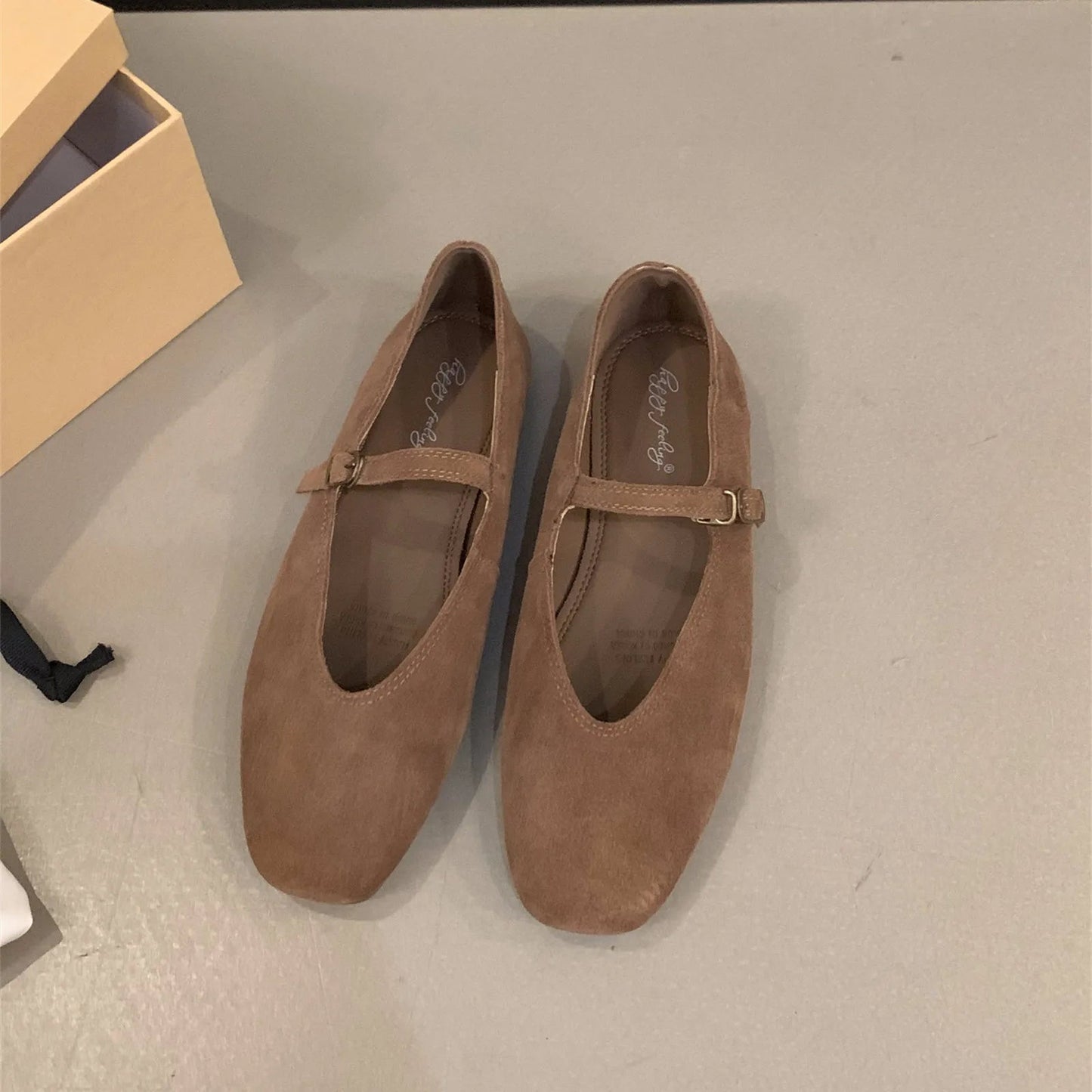 Ballerines Femme en Cuir Souple avec Confort Optimal Lucyle