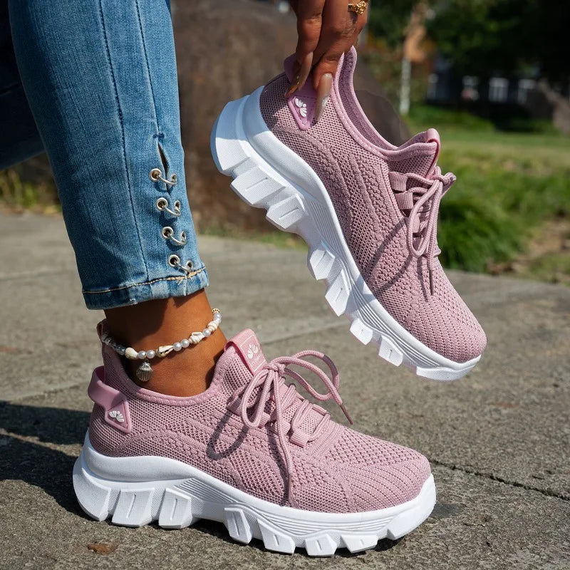 Baskets Femme avec Tige en Tricot Respirante Lucyle
