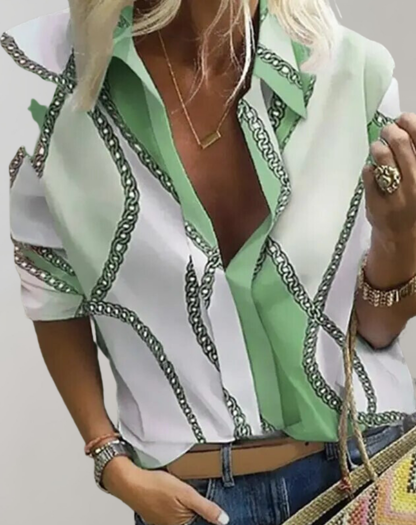 Blouse Femme à Manches Longues en Tissu Doux Lucyle