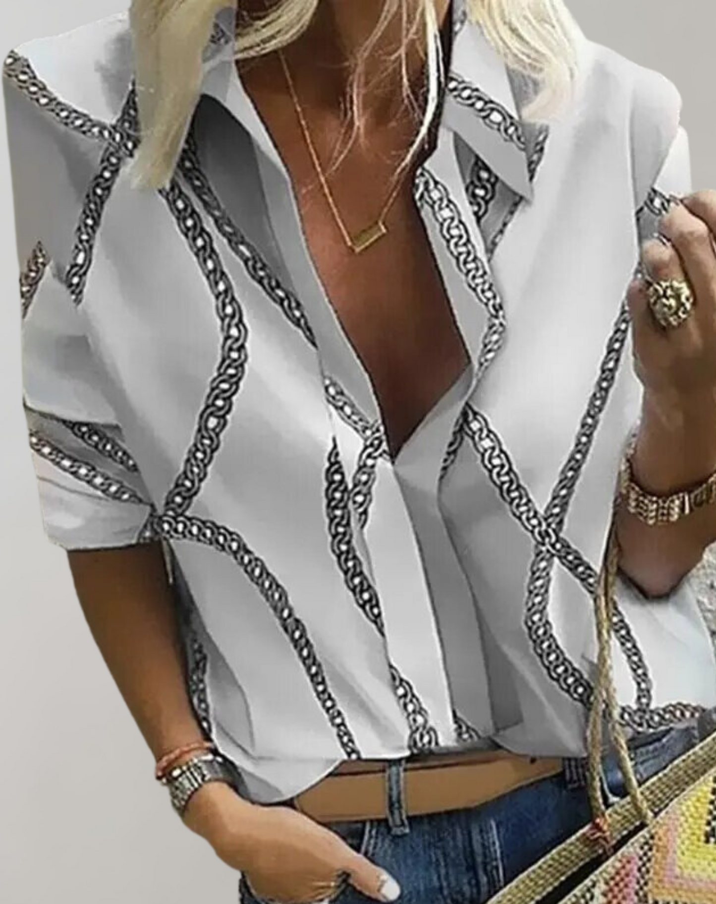 Blouse Femme à Manches Longues en Tissu Doux Lucyle