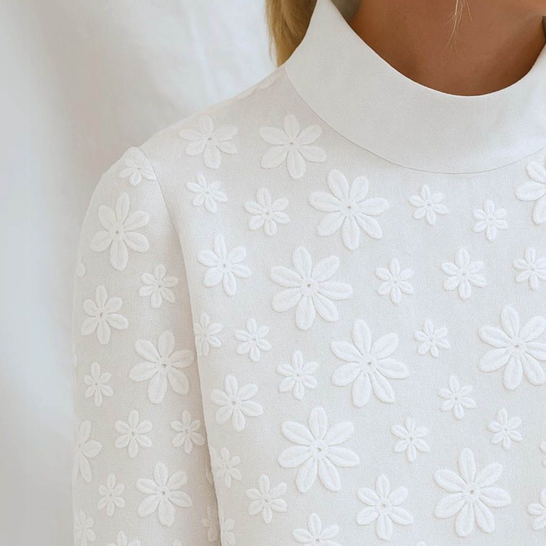 Blouse Femme avec Col Montant Lucyle