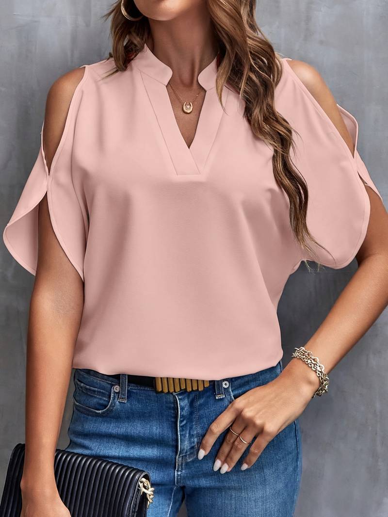 Blouse Femme avec Décolleté Cranté Lucyle