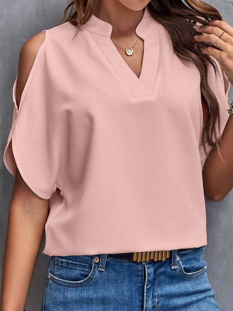Blouse Femme avec Décolleté Cranté Lucyle