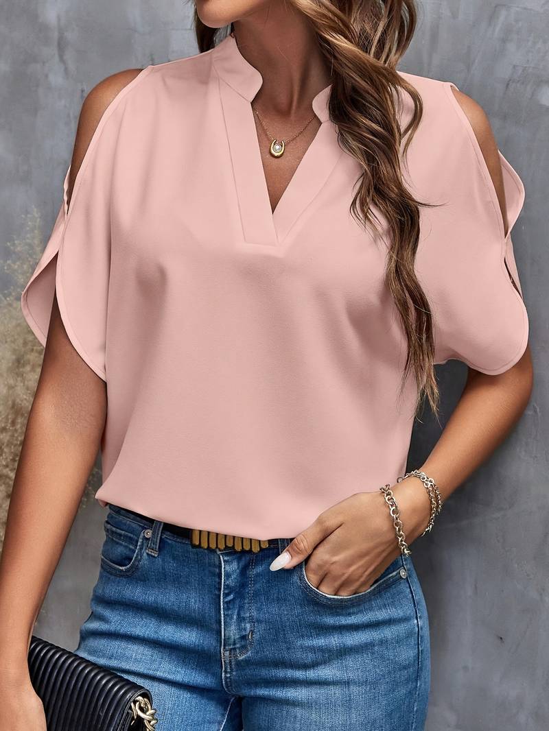 Blouse Femme avec Décolleté Cranté Lucyle