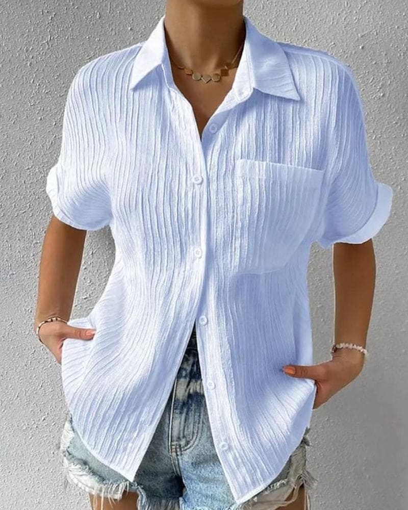 Blouse Femme avec Poche Pratique Lucyle