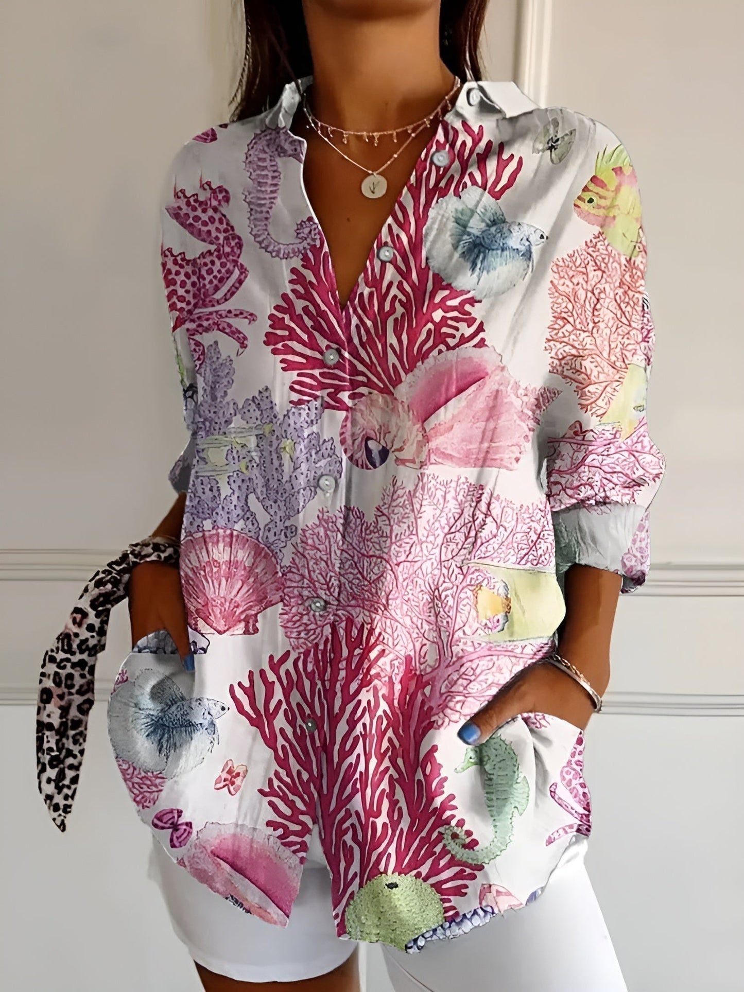 Blouse Fluide Femme avec Style Moderne Lucyle