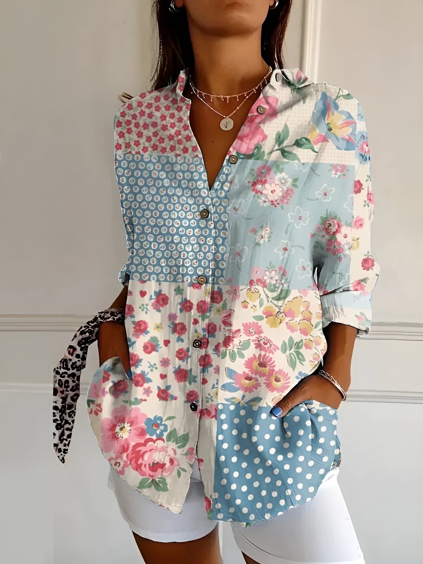 Blouse Fluide Femme avec Style Moderne Lucyle