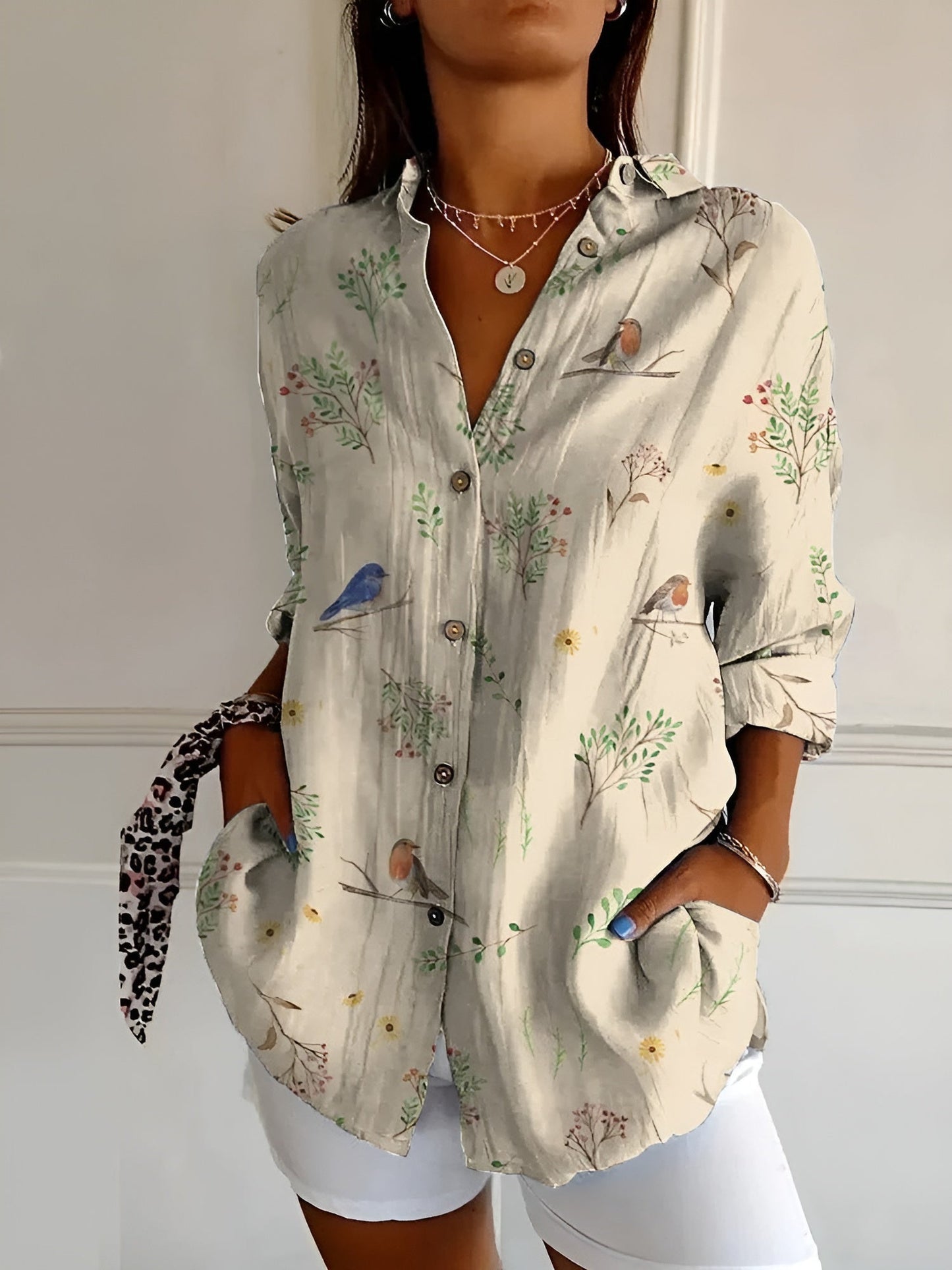 Blouse Fluide Femme avec Style Moderne Lucyle