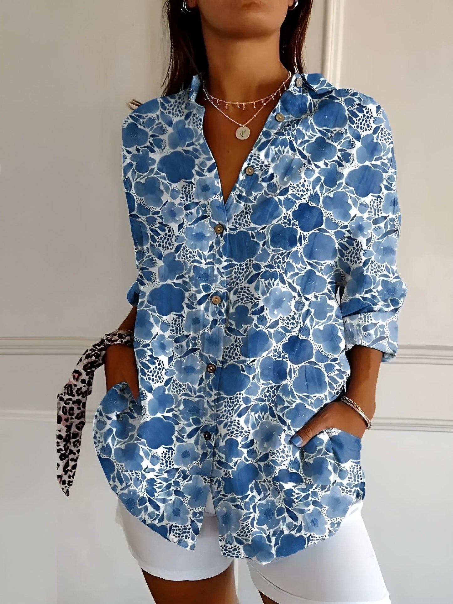 Blouse Fluide Femme avec Style Moderne Lucyle