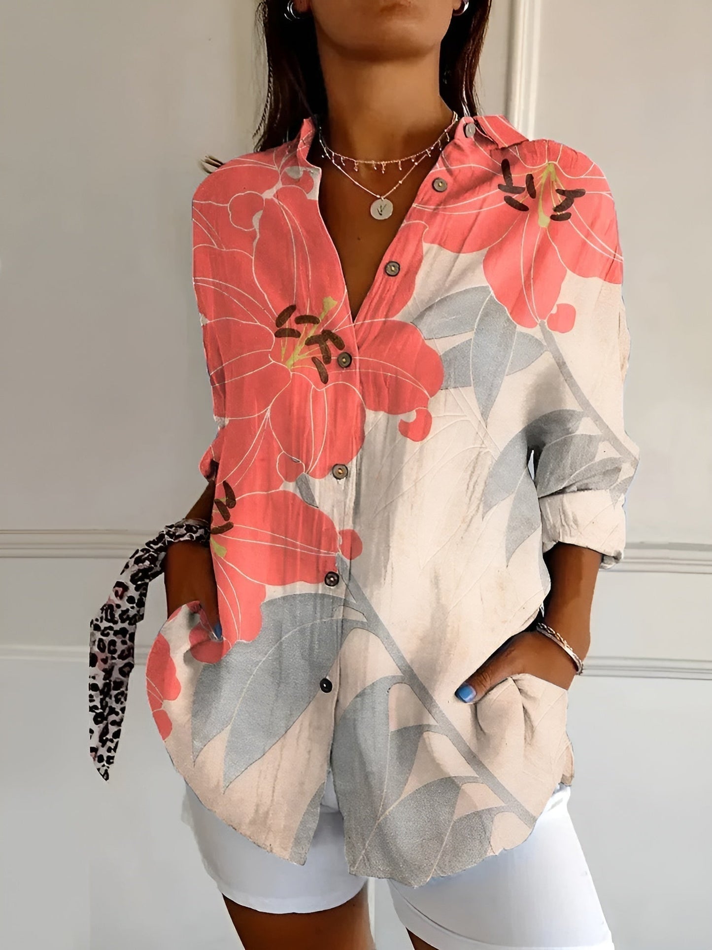 Blouse Fluide Femme avec Style Moderne Lucyle
