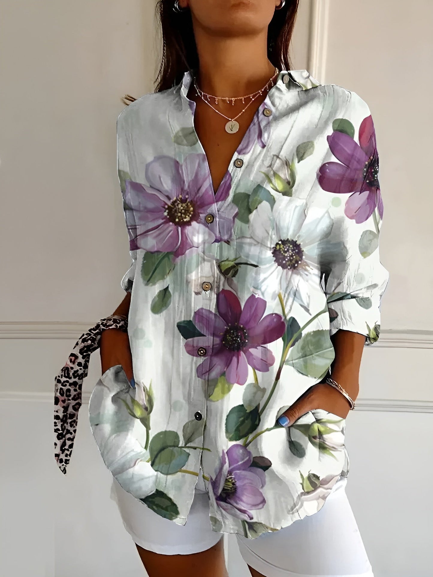Blouse Fluide Femme avec Style Moderne Lucyle
