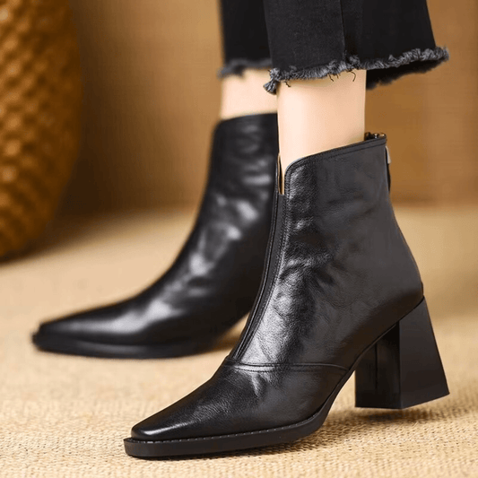Bottines Femme avec Talon Bloc Sculpté Lucyle
