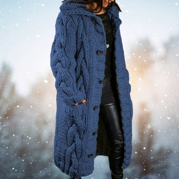 Cardigan Femme Manches Longues en Maille Douce Lucyle