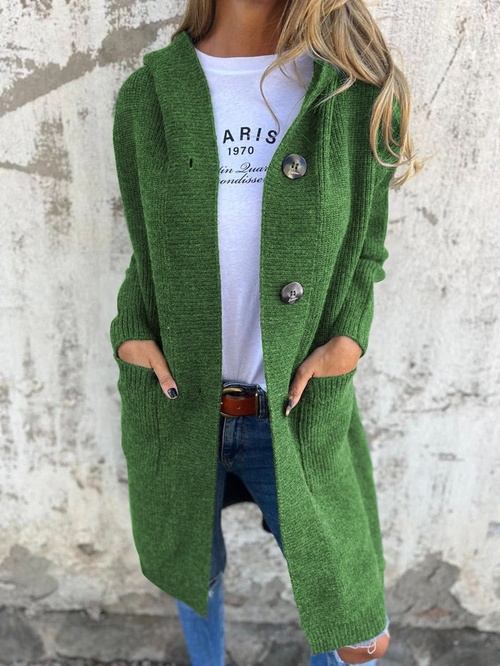 Cardigan Long Femme Ouvert avec Poches Lucyle