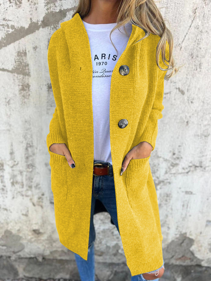 Cardigan Long Femme Ouvert avec Poches Lucyle