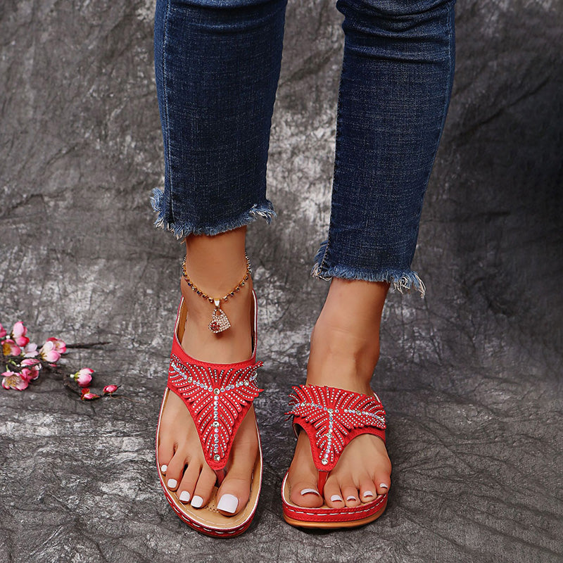 Chaussons Femme avec Confort et Strass Lucyle