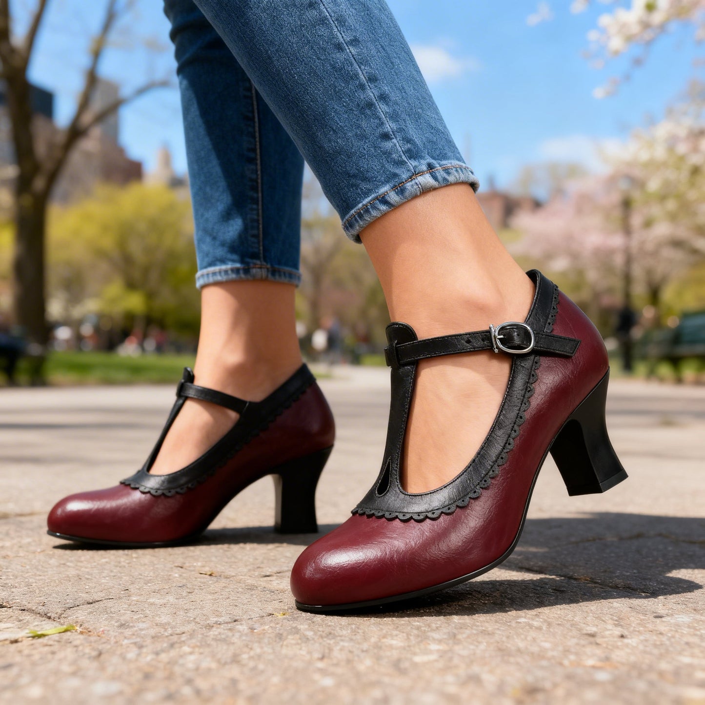 Chaussons Femme avec Design Vintage Ondulé Lucyle