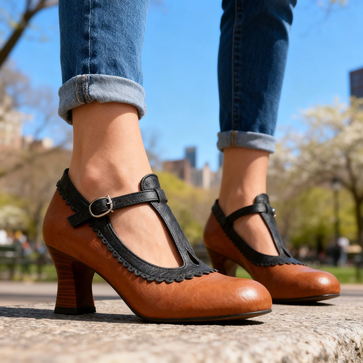 Chaussons Femme avec Design Vintage Ondulé Lucyle