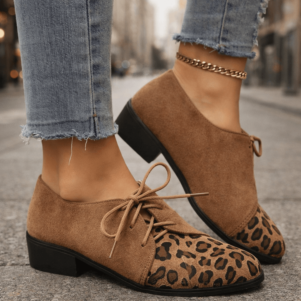 Chaussures Bloc Femme avec Tige en Daim Lucyle