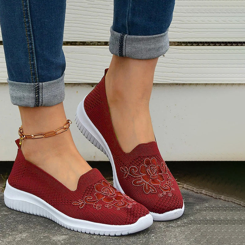 Chaussures Femme avec Broderie Florale Lucyle