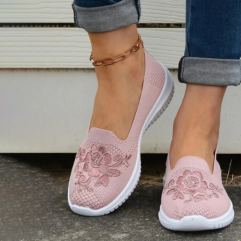 Chaussures Femme avec Broderie Florale Lucyle