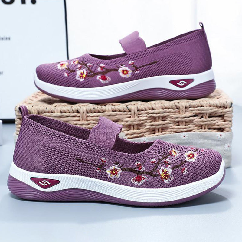 Chaussures Femme avec Broderie Florale Lucyle