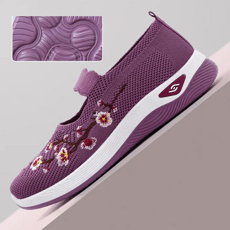 Chaussures Femme avec Broderie Florale Lucyle
